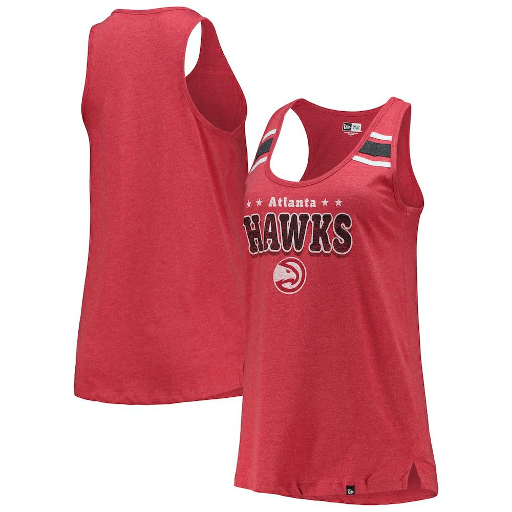Atlanta Hawks Women's Scoop-Neck Racerback Tank Top - Red sale