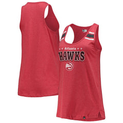 Atlanta Hawks Women's Scoop-Neck Racerback Tank Top - Red sale