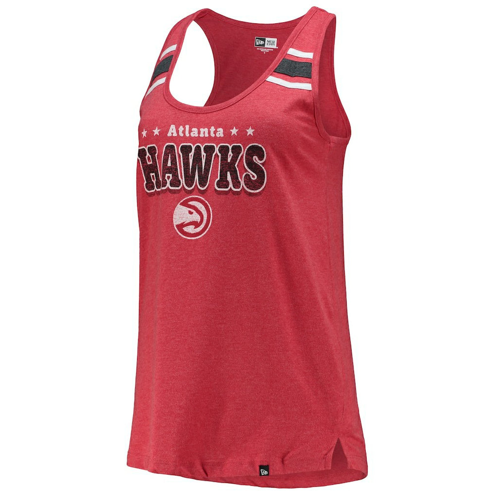 Atlanta Hawks Women's Scoop-Neck Racerback Tank Top - Red sale