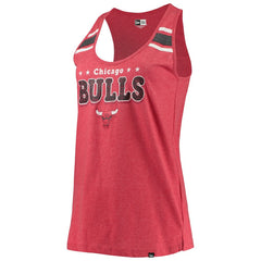 Chicago Bulls Women's Scoop-Neck Racerback Tank Top sale - Heathered Red discount