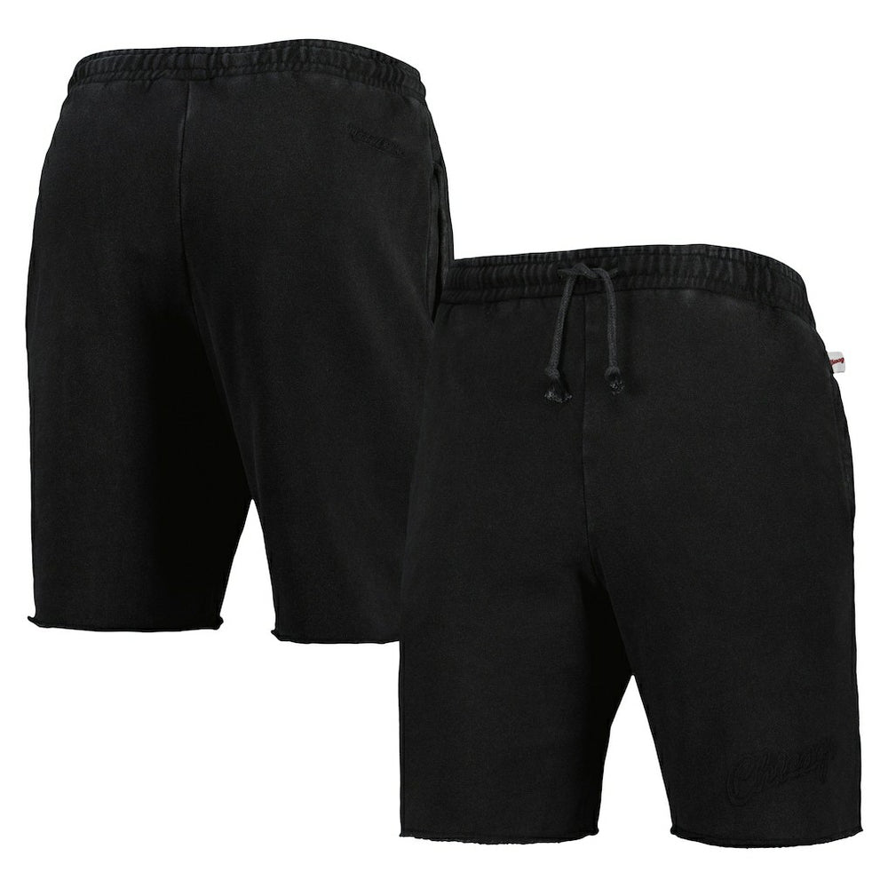 Chicago Bulls French Terry Tonal Fleece Shorts - Black sale