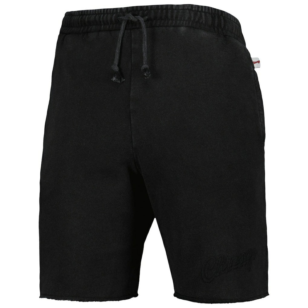 Chicago Bulls French Terry Tonal Fleece Shorts - Black sale