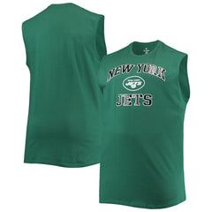 New York Jets Big & Tall Muscle Tank Top - Green outlet