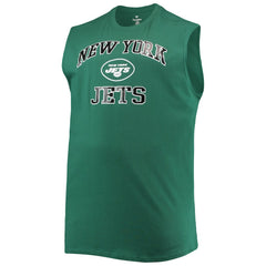 New York Jets Big & Tall Muscle Tank Top - Green outlet