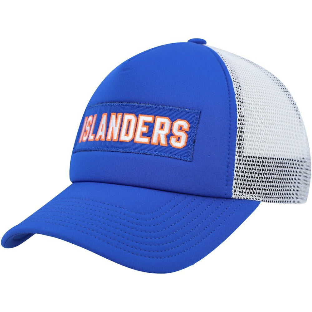 New York Islanders adidas Team Plate Trucker Snapback Hat - Royal/White Hats