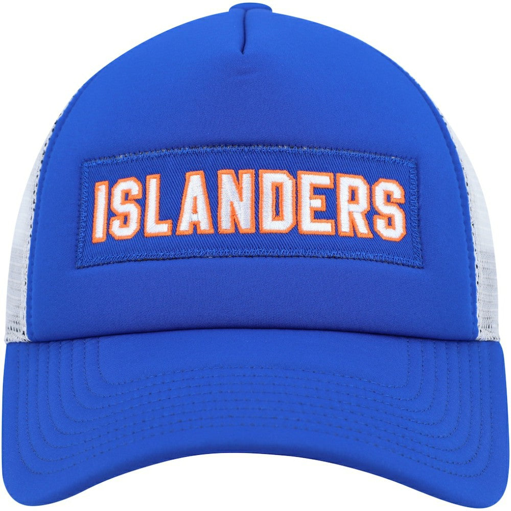 New York Islanders adidas Team Plate Trucker Snapback Hat - Royal/White Hats