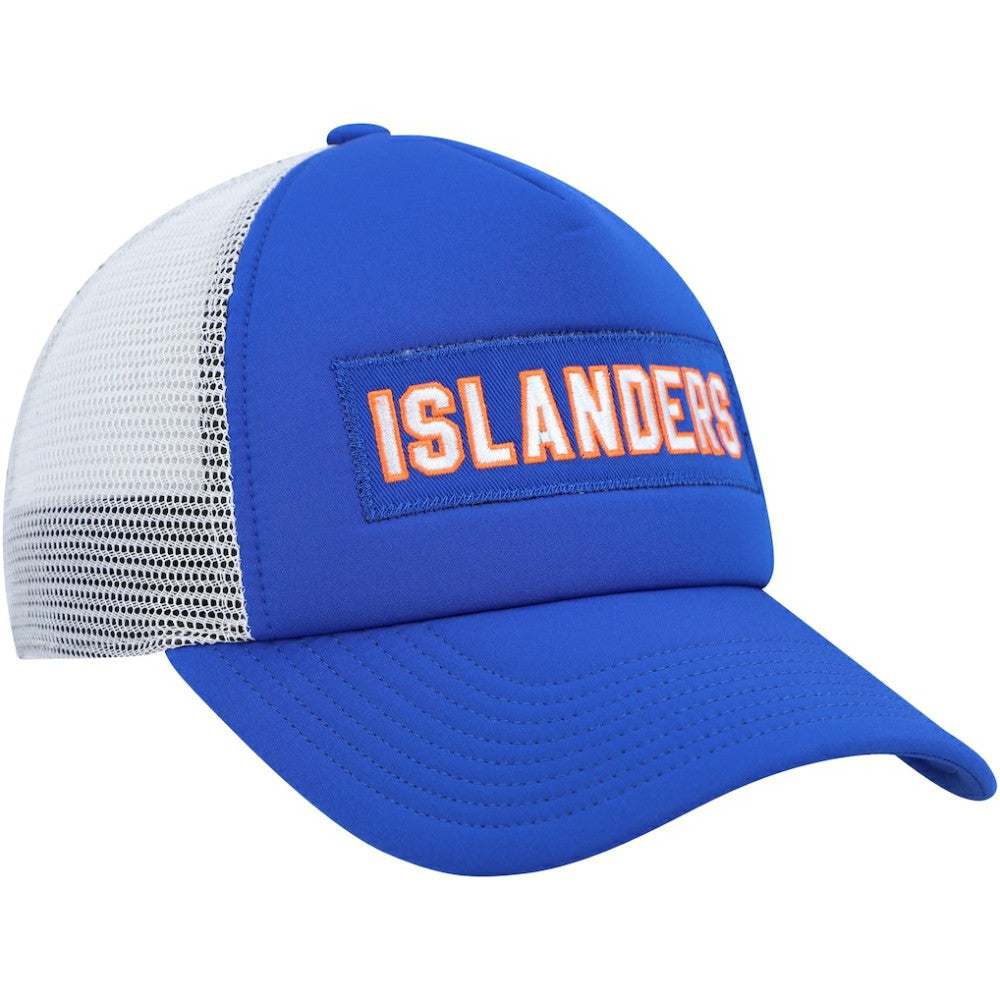 New York Islanders adidas Team Plate Trucker Snapback Hat - Royal/White Hats