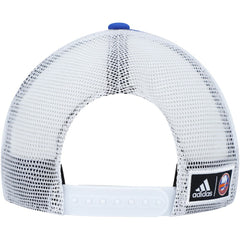 New York Islanders adidas Team Plate Trucker Snapback Hat - Royal/White Hats