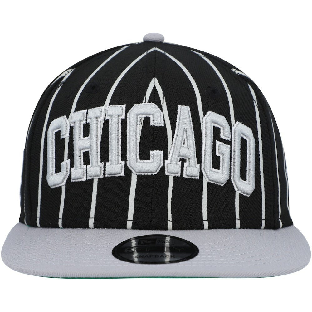 Chicago White Sox City Arch 9FIFTY Snapback Hat Black/Gray