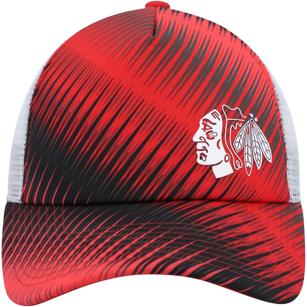 Chicago Blackhawks adidas Women's Graphic Foam Trucker Snapback Hat - Red/White Hats