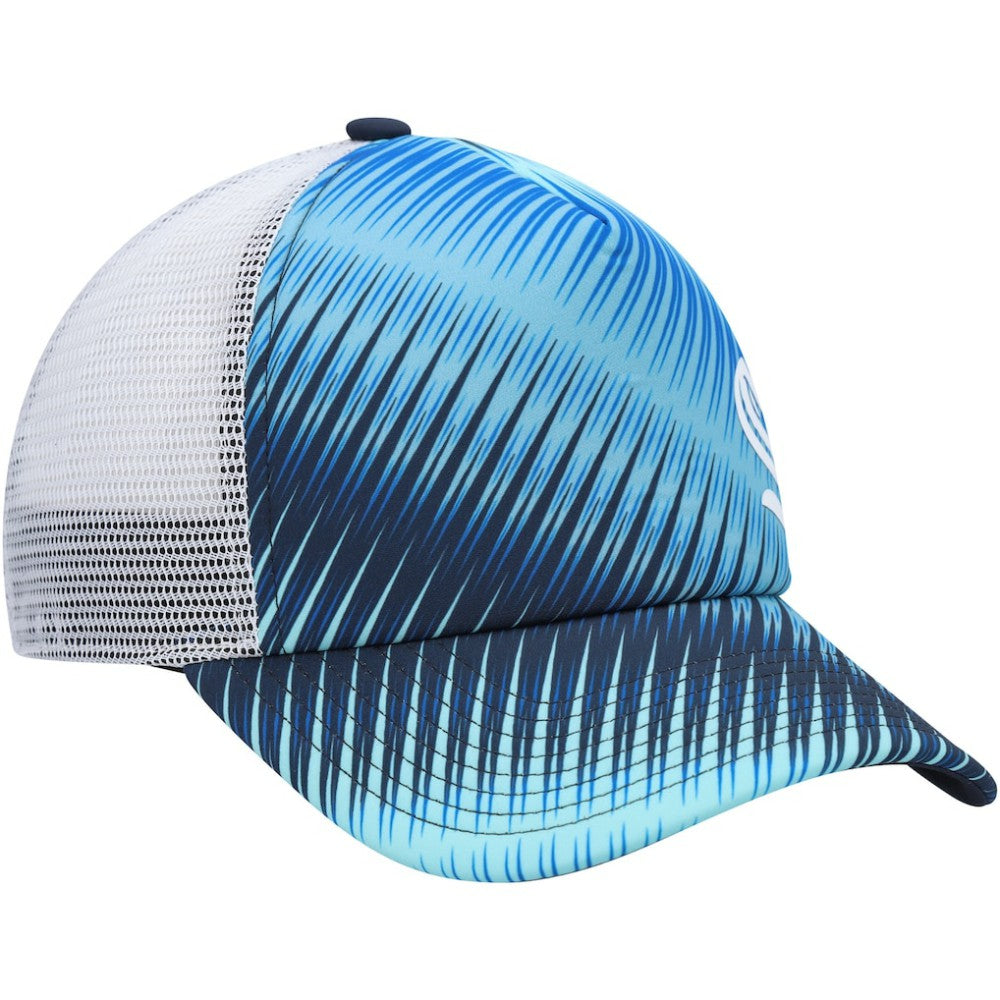 Seattle Kraken adidas Women's Graphic Foam Trucker Snapback Hat - Light Blue/White Hats
