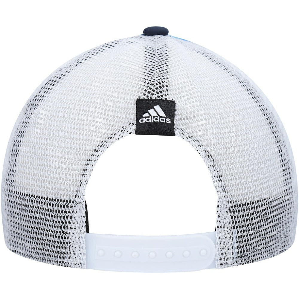 Seattle Kraken adidas Women's Graphic Foam Trucker Snapback Hat - Light Blue/White Hats