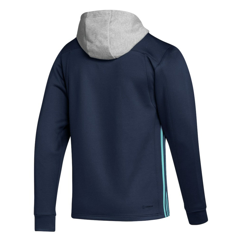 Seattle Kraken adidas Skate Lace Primeblue Team Pullover Hoodie - Deep Sea Blue Hoodies