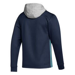 Seattle Kraken adidas Skate Lace Primeblue Team Pullover Hoodie - Deep Sea Blue Hoodies