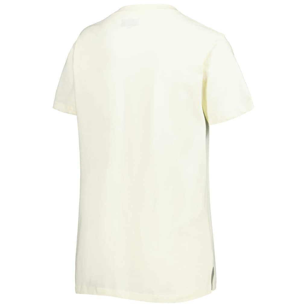 Arizona Cardinals New Era Women's Chrome Sideline T-Shirt - Cream for sale