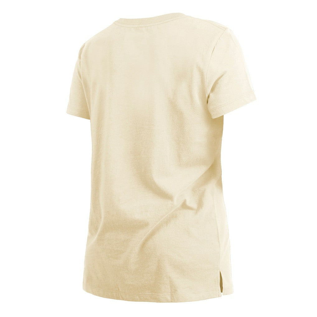 Baltimore Ravens New Era Women's Chrome Sideline T-Shirt - Cream online