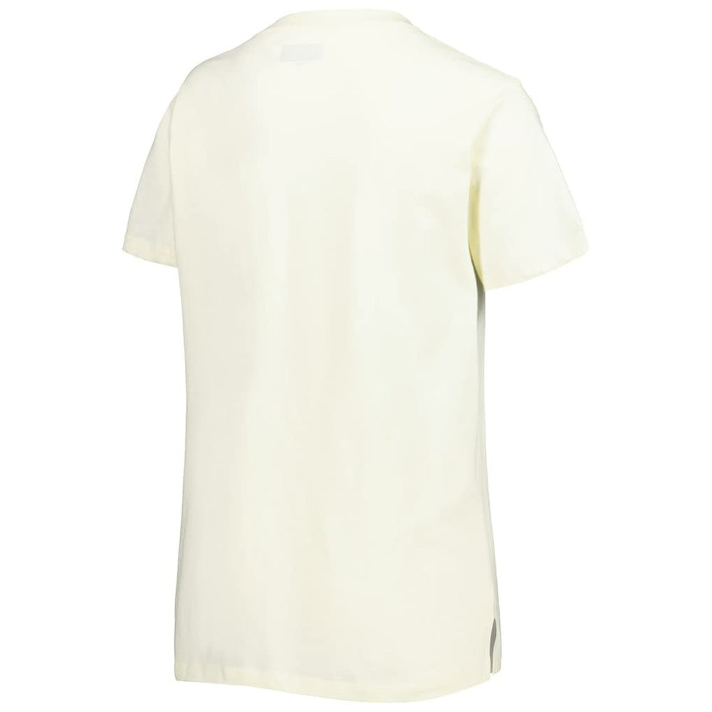 Los Angeles Rams New Era Women's Chrome Sideline T-Shirt - Cream on sale