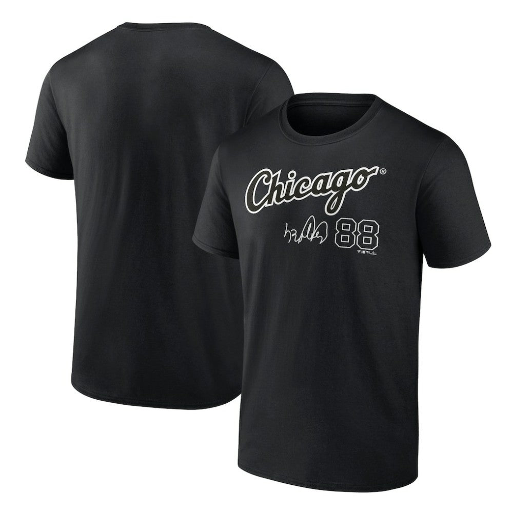 Luis Robert Chicago White Sox Player Name & Number T-Shirt Black