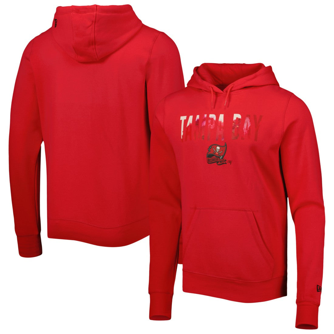 Tampa Bay Buccaneers New Era Ink Dye Pullover Hoodie - Red for sale