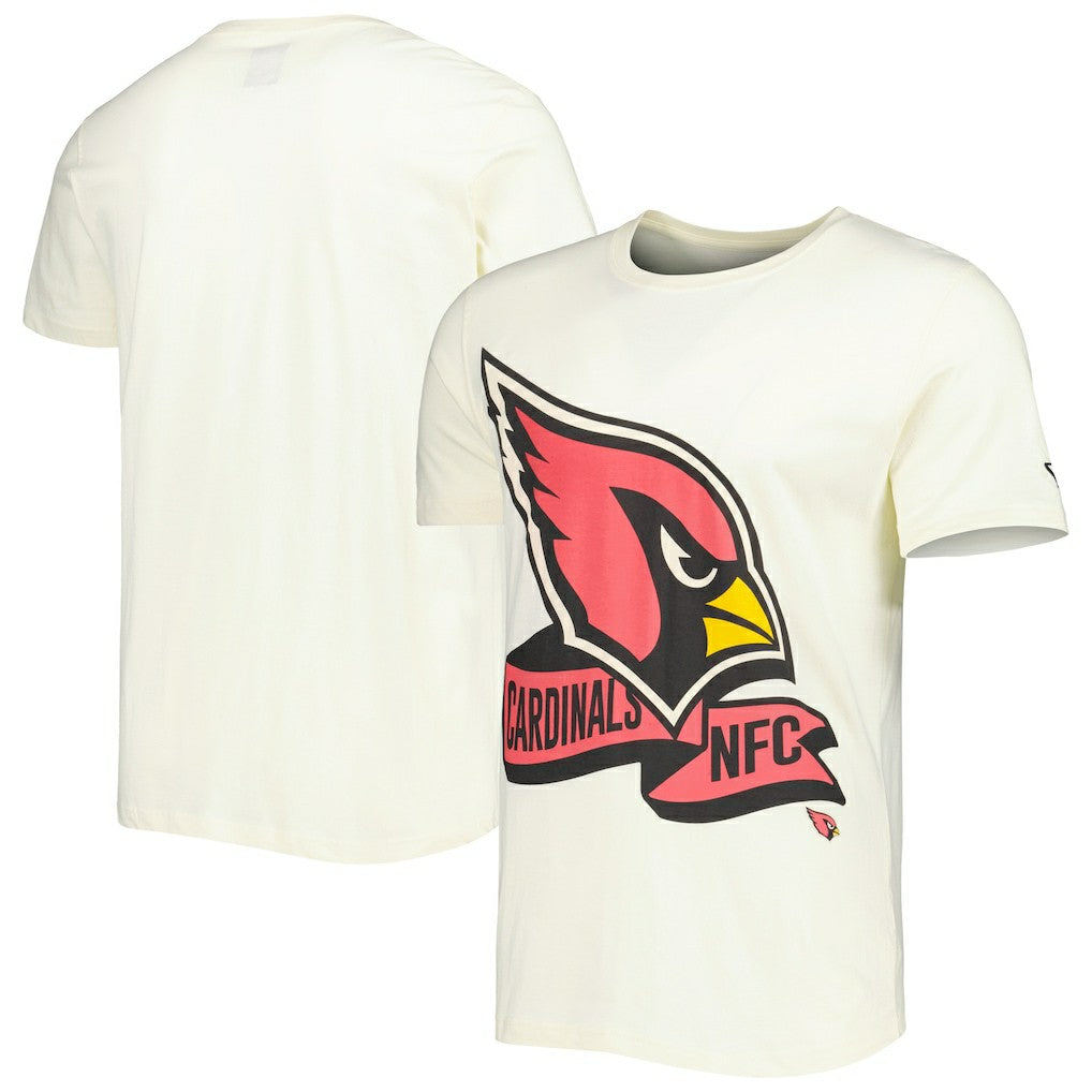 Arizona Cardinals New Era Sideline Chrome T-Shirt - Cream sale