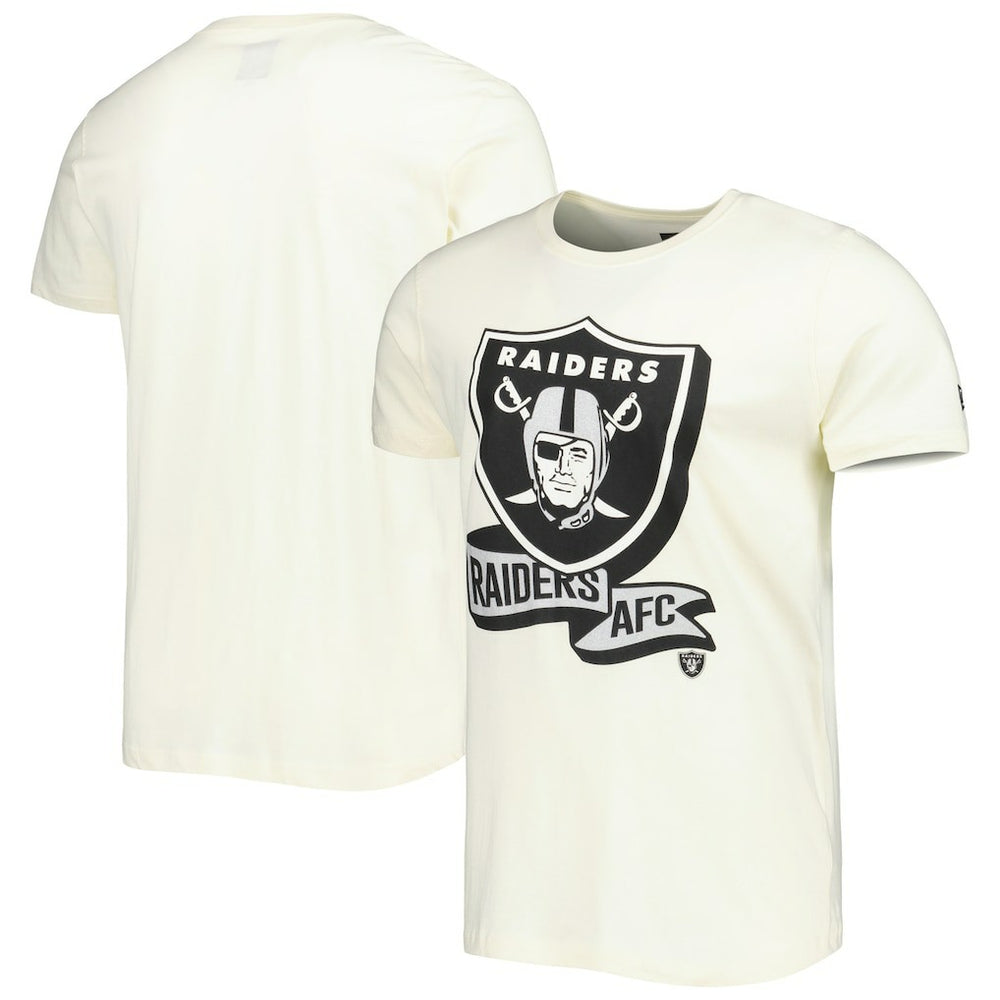Las Vegas Raiders New Era Sideline Chrome T-Shirt - Cream for sale
