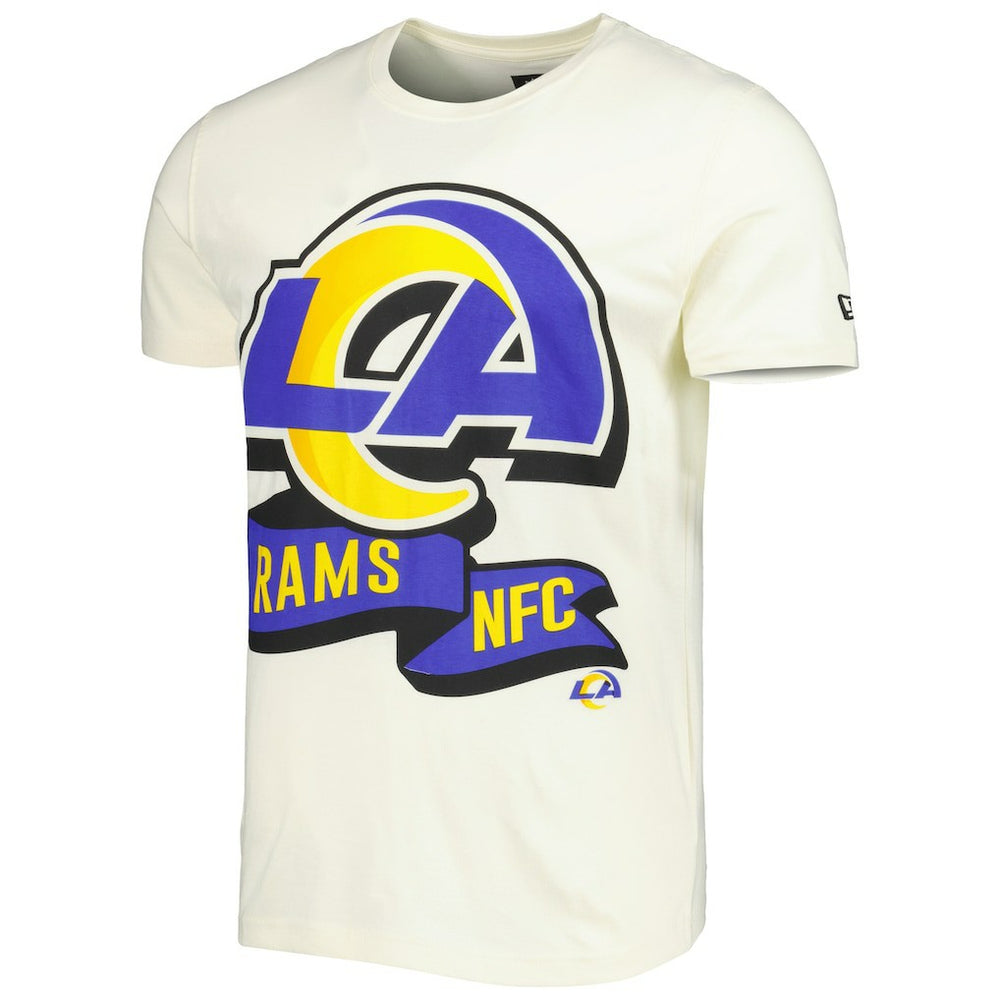 Los Angeles Rams New Era Sideline Chrome T-Shirt - Cream for sale