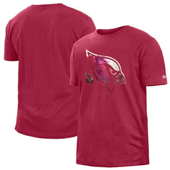 Arizona Cardinals New Era 2022 Sideline Ink Dye T-Shirt - Red for sale