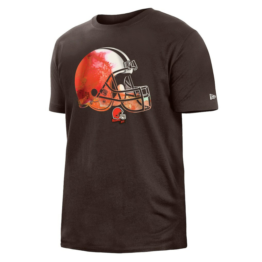 Cleveland Browns New Era 2022 Sideline Ink Dye T-Shirt - Brown sale