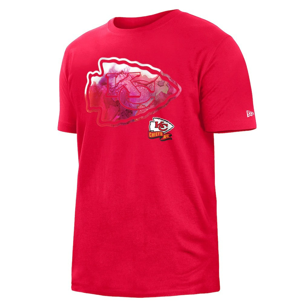 Kansas City Chiefs New Era 2022 Sideline Ink Dye T-Shirt - Red cheap