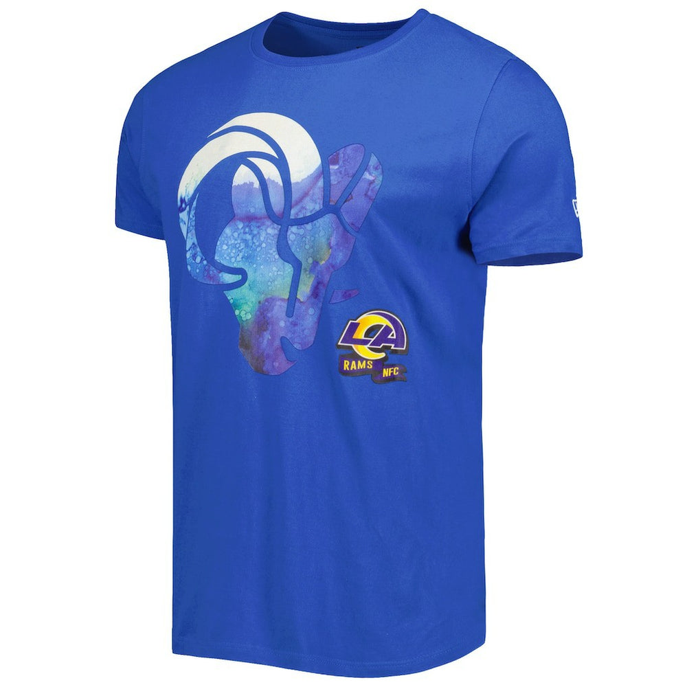 Los Angeles Rams New Era 2022 Sideline Ink Dye T-Shirt - Royal online