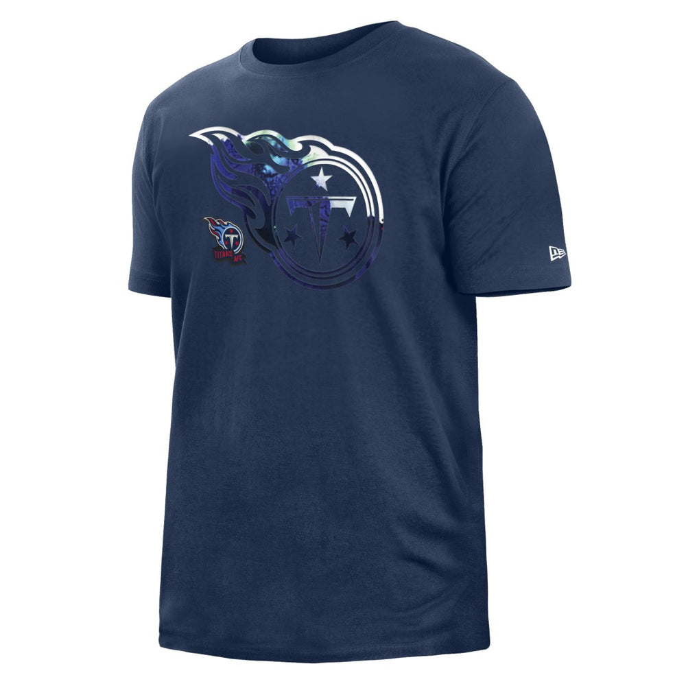 Tennessee Titans New Era 2022 Sideline Ink Dye T-Shirt - Navy sale