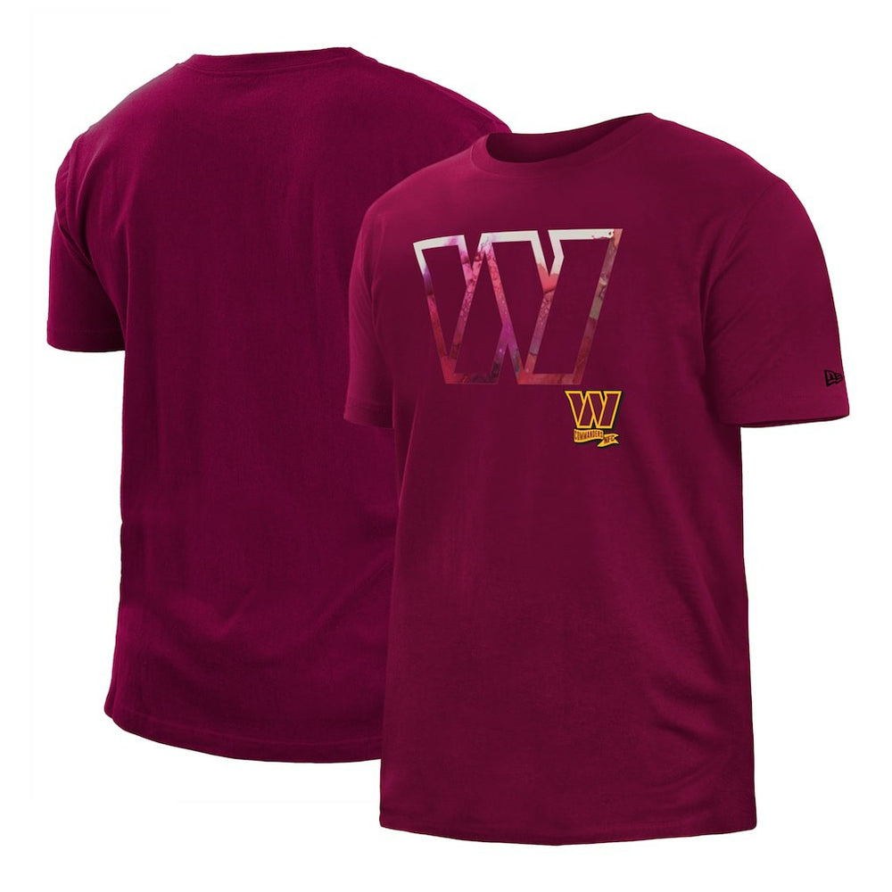 Washington Commanders New Era 2022 Sideline Ink Dye T-Shirt - Burgundy online