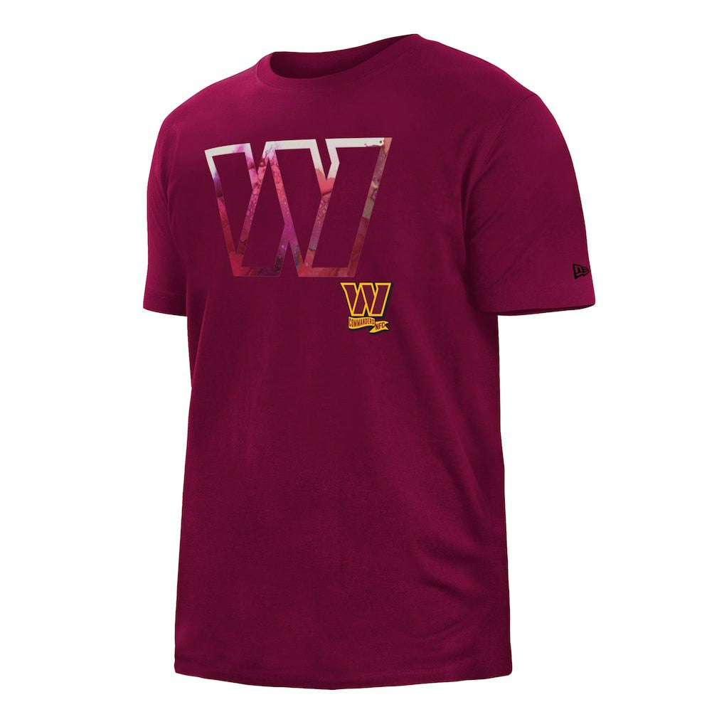 Washington Commanders New Era 2022 Sideline Ink Dye T-Shirt - Burgundy online