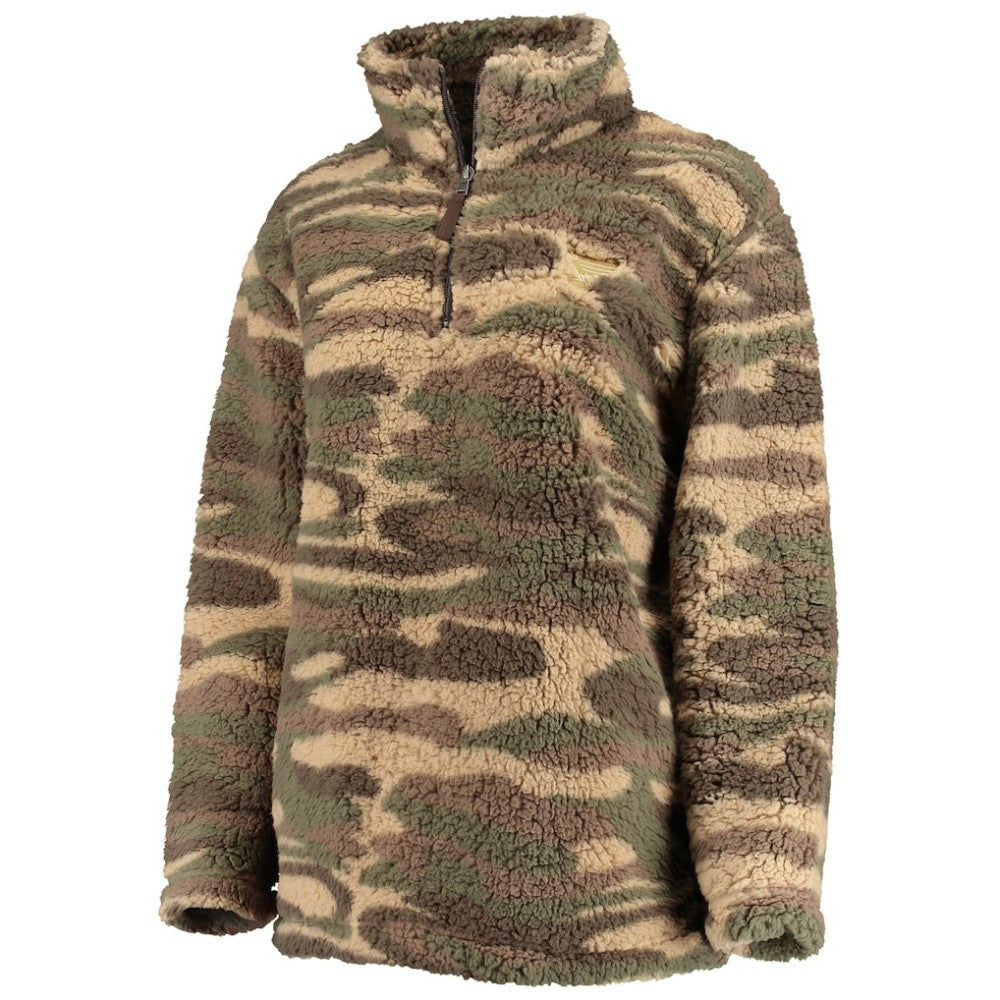 St. Louis Blues G-III Sports by Carl Banks Women's Sherpa Quarter-Zip Jacket - Camo Jackets
