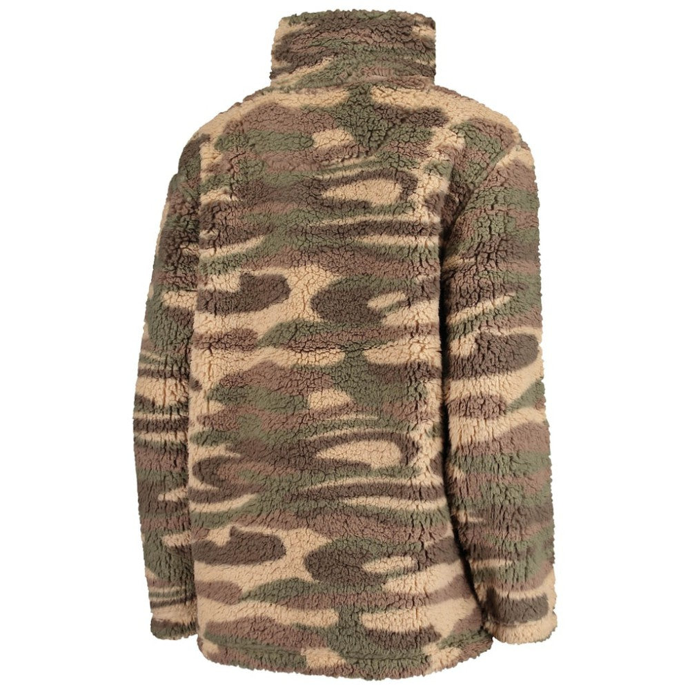 St. Louis Blues G-III Sports by Carl Banks Women's Sherpa Quarter-Zip Jacket - Camo Jackets