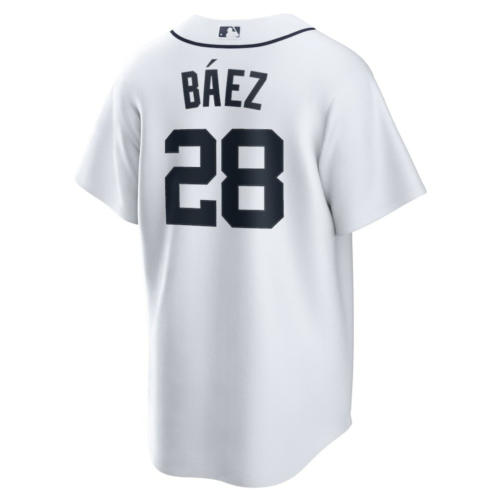 Javier Baez Detroit Tigers Home Replica Player Jersey White