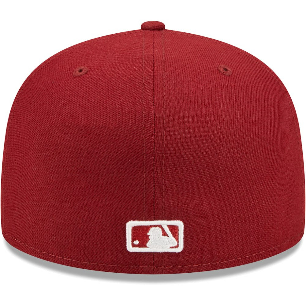 Pittsburgh Pirates White Logo 59FIFTY Fitted Hat Cardinal