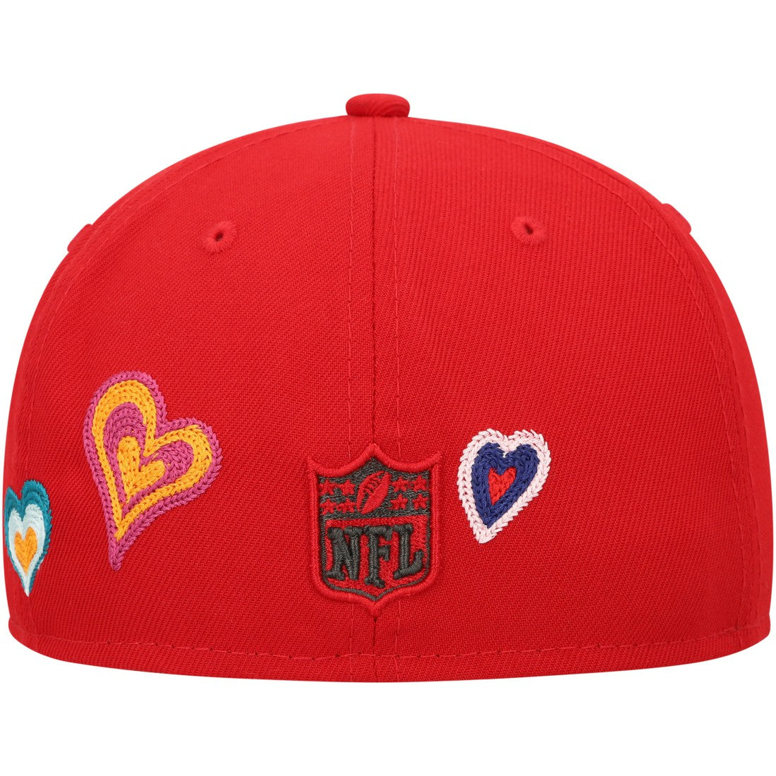 Tampa Bay Buccaneers New Era Chain Stitch Heart 59FIFTY Fitted Hat - Scarlet cheap