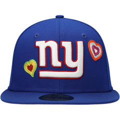 New York Giants New Era Chain Stitch Heart 59FIFTY Fitted Hat - Royal cheap