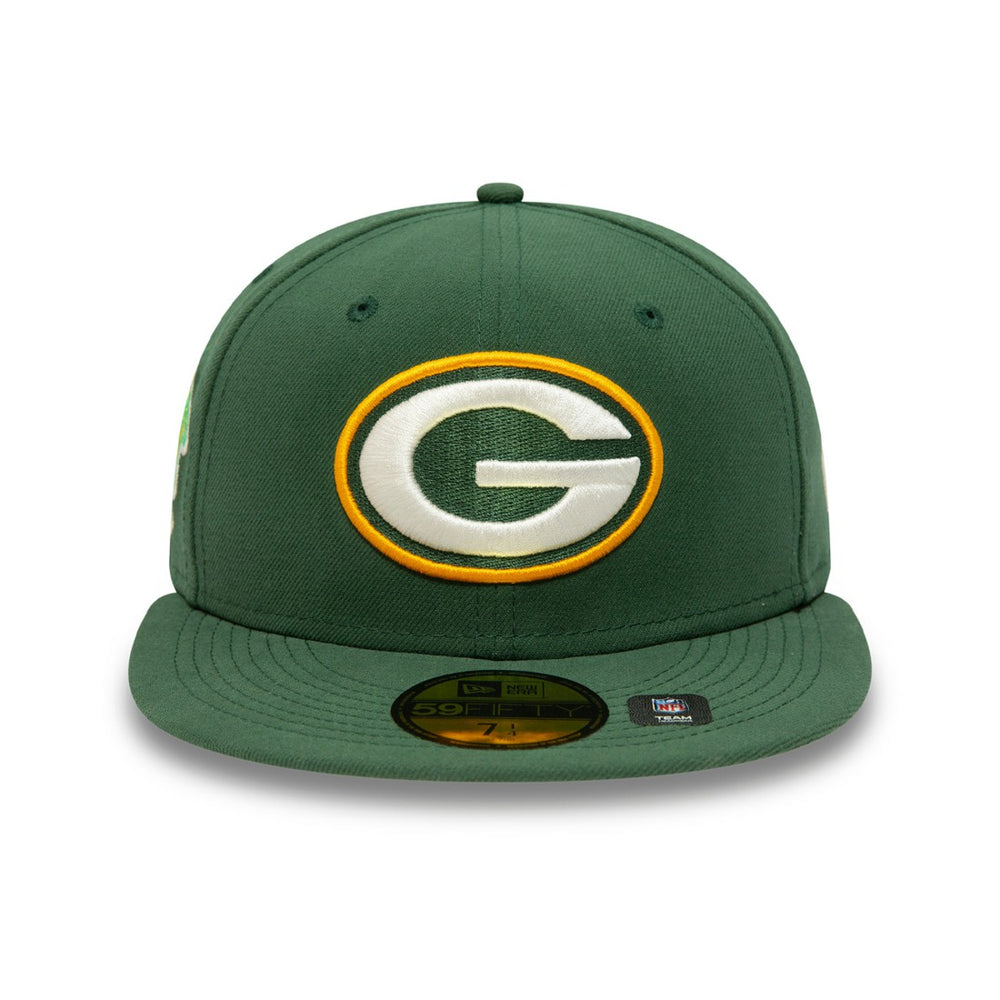Green Bay Packers New Era Super Bowl XXXI Citrus Pop 59FIFTY Fitted Hat - Green discount