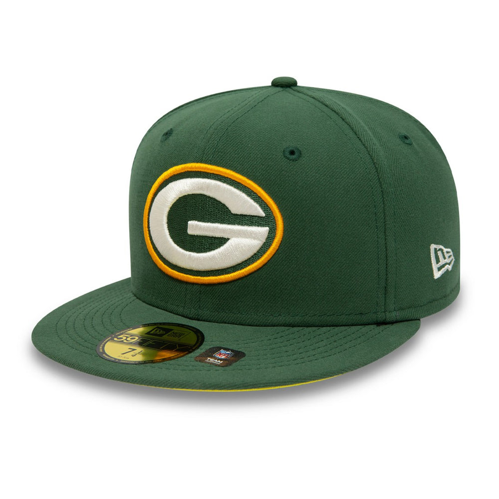 Green Bay Packers New Era Super Bowl XXXI Citrus Pop 59FIFTY Fitted Hat - Green discount
