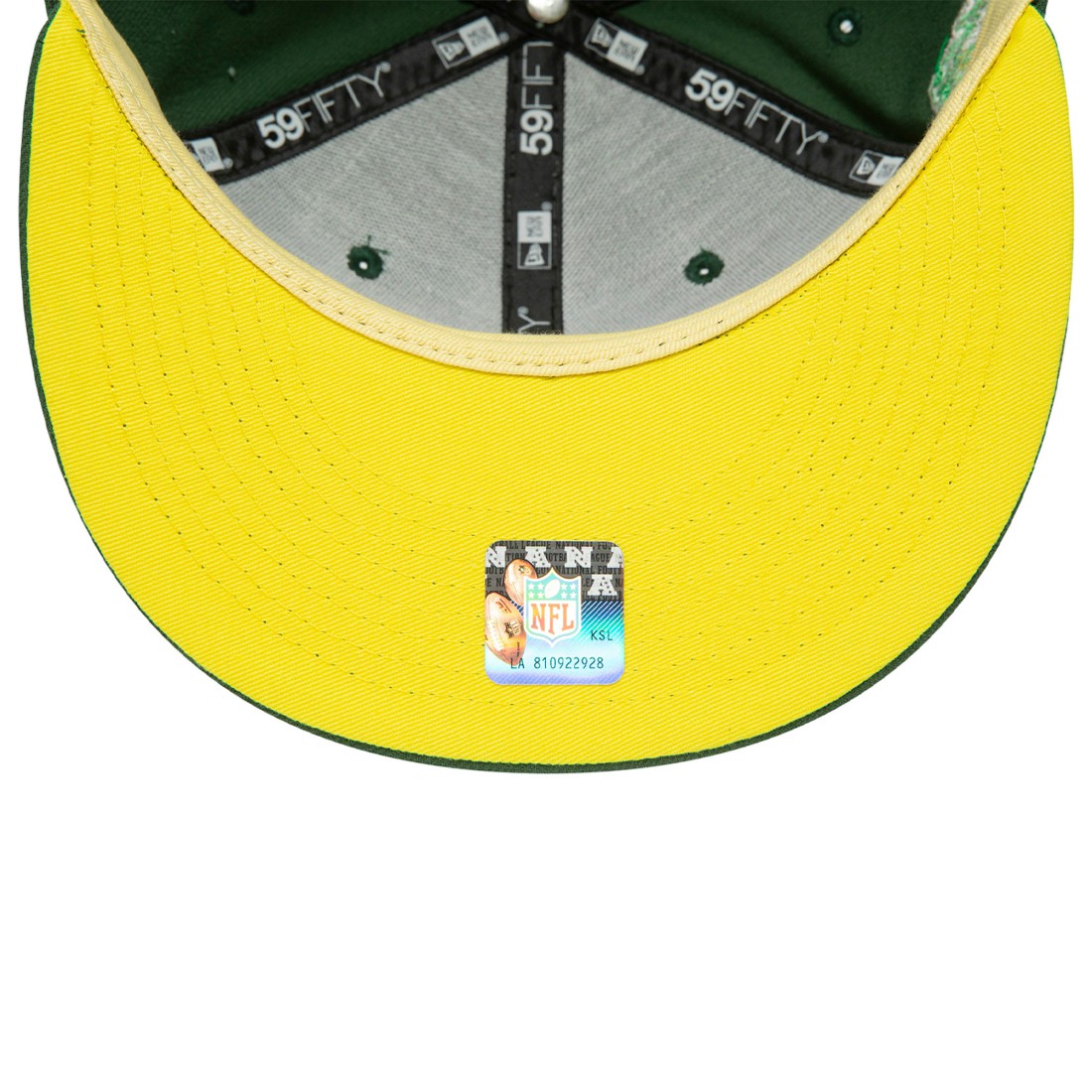 Green Bay Packers New Era Super Bowl XXXI Citrus Pop 59FIFTY Fitted Hat - Green discount