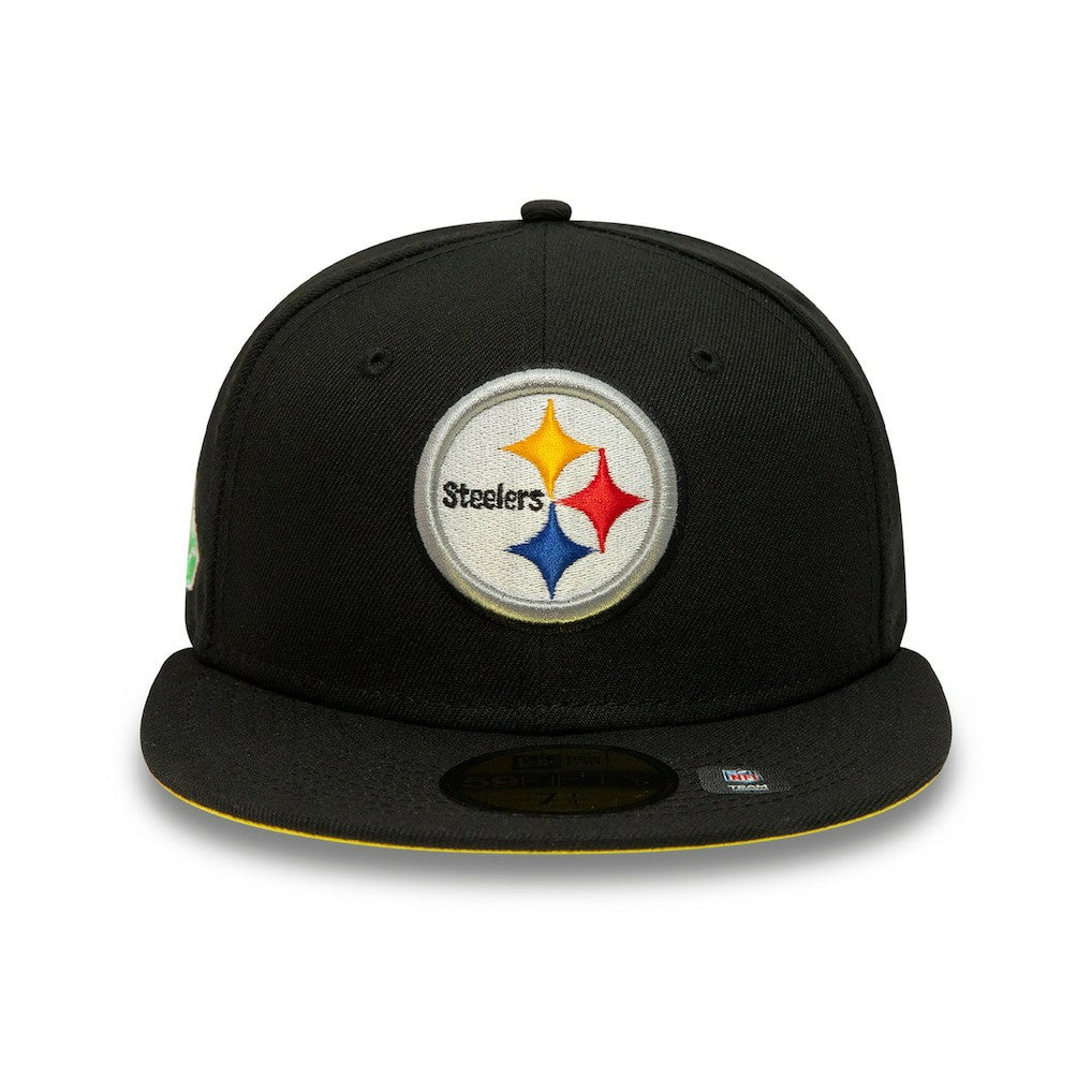 Pittsburgh Steelers New Era Super Bowl XL Citrus Pop 59FIFTY Fitted Hat - Black discount