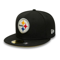 Pittsburgh Steelers New Era Super Bowl XL Citrus Pop 59FIFTY Fitted Hat - Black discount