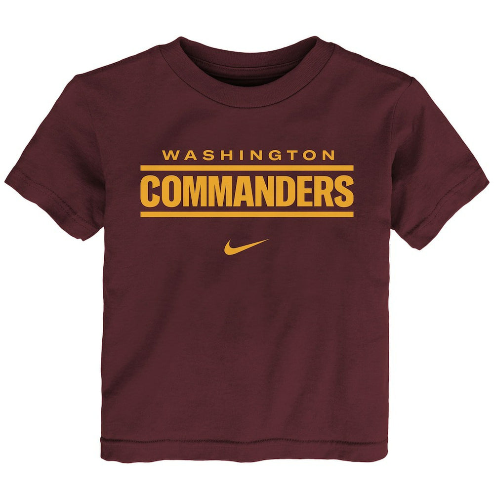 Washington Commanders Preschool Wordmark T-Shirt - Burgundy discount