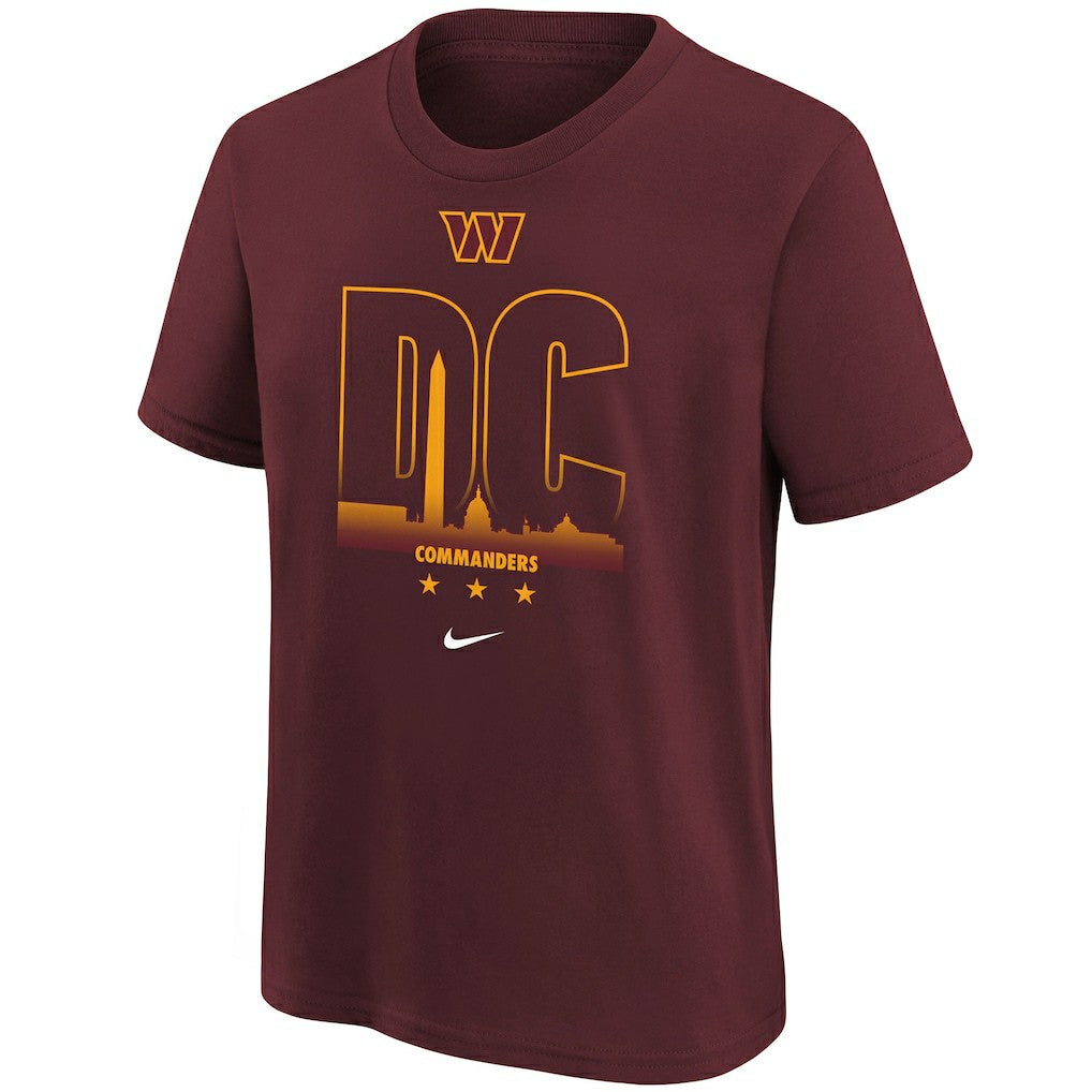 Washington Commanders Youth Team City T-Shirt - Burgundy sale
