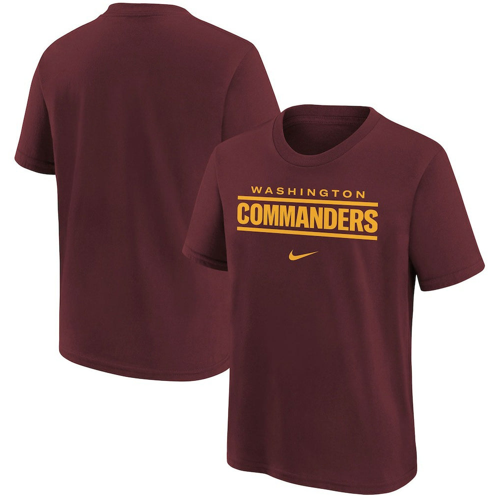 Washington Commanders Youth Wordmark T-Shirt - Burgundy sale