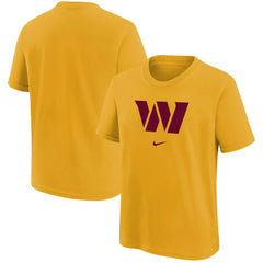 Washington Commanders Youth Team Logo T-Shirt - Gold for sale