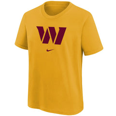 Washington Commanders Youth Team Logo T-Shirt - Gold for sale