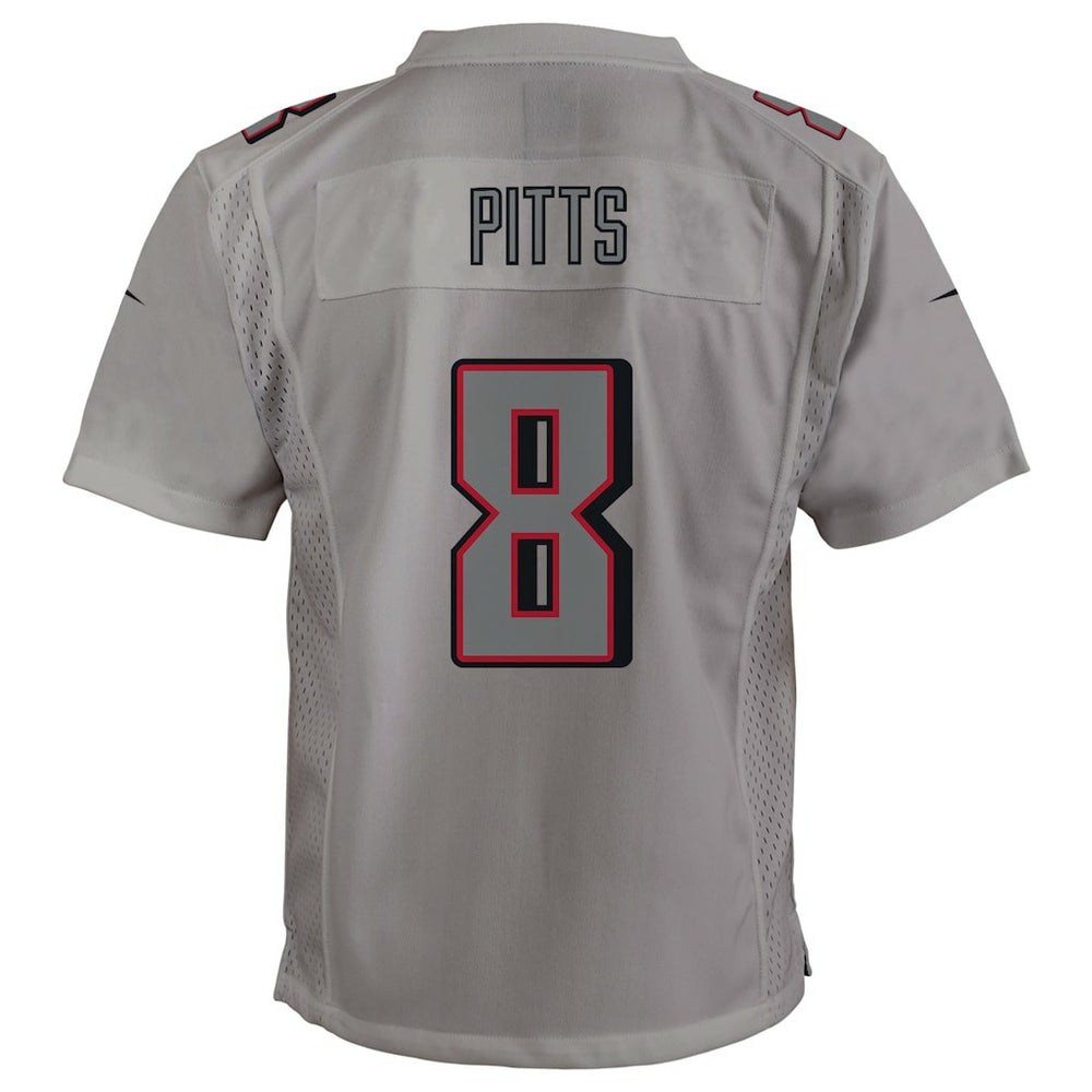 Kyle Pitts Atlanta Falcons Youth Atmosphere Game Jersey - Gray sale